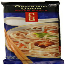 KOYO 有機丸うどんパスタ 226.8g (12本入) KOYO Organic Round Udon Pasta, 8 Ounce (Pack of 12)