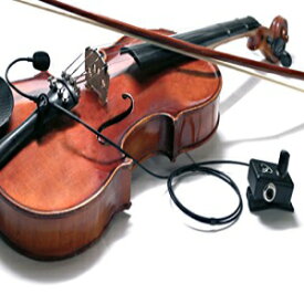 マイヤーズピックアップによる柔軟なマイクログースネックを備えたフェザー 3 クォーター バイオリン マイク システム The Feather 3-Quarter Violin Microphone System with Flexible Micro-Gooseneck by Myers Pickups