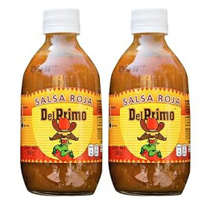 Del Primo RED SAUCE Home Style Mexican Salsa Sauce 10.5oz Bottle (2 Pack)