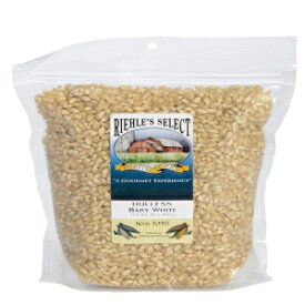 1.75 ポンド (1 個パック)、Riehle's セレクト ポッピングコーン - 殻なしベビーホワイト全粒ポップコーン - (28 オンス) 再密封可能なバッグ 1.75 Pound (Pack of 1), Riehle's Select Popping Corn - Hulless Baby White Whole Grain
