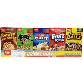 Golden Foods バラエティパック シングルサーブ朝食用シリアル Golden Foods Variety Pack Single Serve Breakfast Cereals