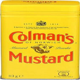 Colman's ドライマスタードパウダー、4 オンス、4 個パック Colman's Dry Mustard Powder, 4-Oz., Pack of 4