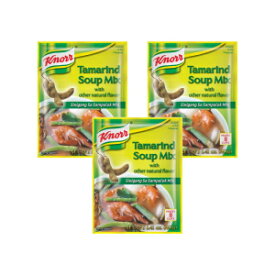 1.41 Ounce (Pack of 3), Tamarind, Knorr Tamarind Soup Mix (Sinigang sa Sampalok Mix), 1.41oz (40g) (3)