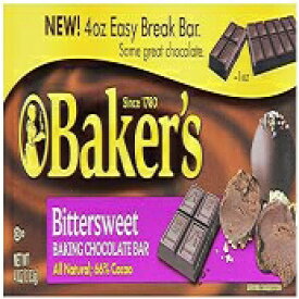 4オンス（12個パック）、ほろ苦いベーキングチョコレート、ベイカーズエンジェルフレークココナッツ（14オンスバッグ、6個パック） 4 Ounce (Pack of 12), Bittersweet Baking Chocolate, Baker's Angel Flake Coconut (14 oz Bags, Pack of 6)