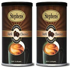 Stephens グルメ ホットココア、ダークチョコレート (ダークチョコレート、1ポンド(2個パック)) Stephens Gourmet Hot Cocoa, Dark Chocolate (Dark Chocolate, 1 Pound (Pack of 2))