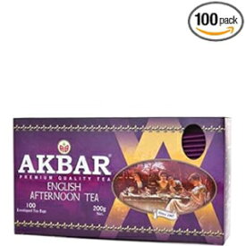 Akbar English Afternoon Tea 100 enveloped tea bags (200 g)