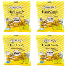 Coastal Bay Confections ハード キャンディ、レモン風味、砂糖不使用、4 個パック Coastal Bay Confections Hard Candy, Lemon-flavored, Sugar Free, 4-pk