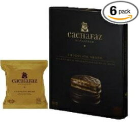 Alfajores Cachafaz de chocolate x 6 unidades