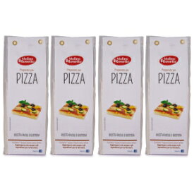 Molino Rossettoイタリアンピザ生地ミックス、グルメ自家製ピザクラスト17.6oz（500g）-4個入りパック Molino Rossetto Italian Pizza Dough Mix for Gourmet Homemade Pizza Crust 17.6oz (500g) - Pack of 4