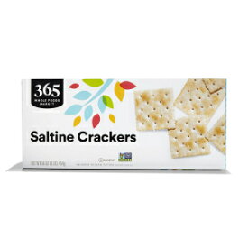 1 Pound (Pack of 1), Salted, 365 by Whole Foods Market, Salted Saltine Crackers, 16 Ounce