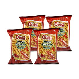 大石海老せんべい スパイシーフレーバー 2.12オンス 4個パック Oishi Prawn Crackers Spicy Flavor 2.12oz Pack of 4