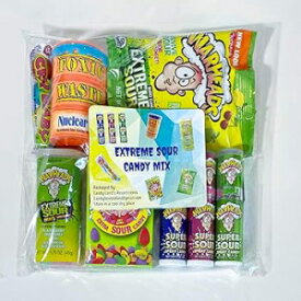 Extreme Sour Candy Mix (Assortment) - Warheads, Toxic Waste, Cry Baby - Spray, Bubblegum, Chewy/Hard Candy