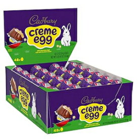 Cadbury Crème Eggs (Pack of 48), CADBURY CREME EGG Milk Chocolate Candy, Easter, 1.2 oz Eggs (48 Count)