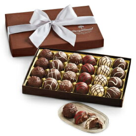 1 Pound (Pack of 1), Assorted, Harry & David Signature Chocolate Truffles Gift Box, 24 Assorted Truffles, 1 Pound Box