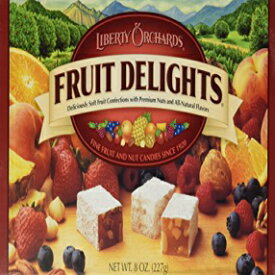 Liberty Orchards Fruit Delights フルーツ & ナッツ キャンディー、8 オンス Liberty Orchards Fruit Delights Fruit & Nut Candies, 8 Ounce