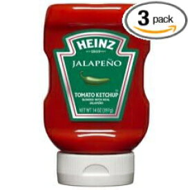 Heinz Tomato Ketchup With Jalapeno 14Oz Bottles
