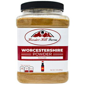 Hoosier Hill Farm のウスターソースパウダー、1.5LB ジャー Worcestershire Sauce Powder by Hoosier Hill Farm, 1.5LB Jar