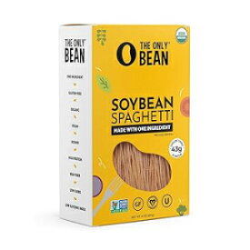 8 Ounce (Pack of 1), The Only Bean - Organic Soy Bean Spaghetti Pasta - High Protein, Keto Friendly, Gluten-Free, Vegan, Non-GMO, Kosher, Low Carb, Plant-Based Bean Noodles - 8 oz (1 Pack)