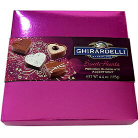 ギラデリ スイートハート バレンタイン チョコレート用 4.4オンス ギフトボックス Ghirardelli Sweethearts for my Valentine Chocolates, 4.4-Ounce Gift Box