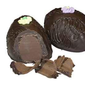 フィラデルフィア キャンディーズ カプチーノ トリュフ イースターエッグ ダークチョコレート 8オンス ギフトボックス Philadelphia Candies Cappuccino Truffle Easter Egg, Dark Chocolate 8 Ounce Gift Box