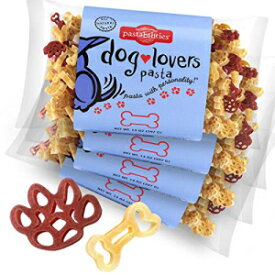 Pastabilities 犬愛好家向けパスタ、子供向けの楽しい形の麺、非遺伝子組み換え天然小麦パスタ 14 オンス (4 パック) Pastabilities Dog Lovers Pasta, Fun Shaped Noodles for Kids, Non-GMO Natural Wheat Pasta 14 oz (4 Pack)