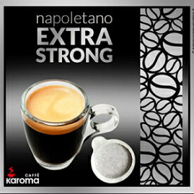 カロマ イージーサーブ エスプレッソ ポッド 150 個! (ナポレターノ エクストラストロング) (紙ポッド) 150 Karoma Easy Serve Espresso Pods! (Napoletano Extra Strong) (Paper Pods)