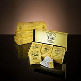 TWG Tea、1837 グリーン ティー、15 カウント手縫いコットン ティーバッグ、(1 パック) 米国 TWG Tea, 1837 Green Tea, 15 count Hand Sewn Cotton Teabags, (1 Pack) USA