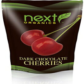Next Organics ダークチョコレートチェリー、4オンス (6個パック) Next Organics Dark Chocolate Cherries, 4 Ounce (Pack of 6)