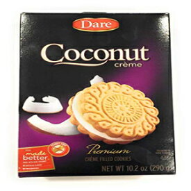 DARE クッキー ココナッツ クリーム、10.2 オンス DARE Cookie Coconut Creme, 10.2 oz