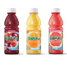トロピカーナ ミキサー 3 フレーバー ジュース バラエティ パック、10 オンス (24 個パック) Tropicana Mixer 3-Flavor Juice Variety Pack, 10 Ounce (Pack of 24)