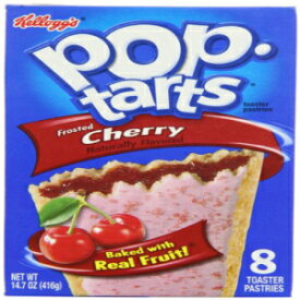 ケロッグ フロステッド チェリー ポップ タルト 416 g (2 個パック) Kelloggs Frosted Cherry Pop Tarts 416 g (Pack of 2)