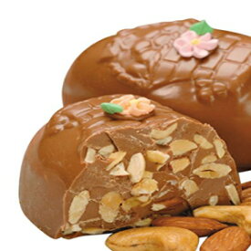 フィラデルフィア キャンディーズ ナッツ イースター エッグ、ミルク チョコレート 8 オンス (アーモンド、ブラジル、カシュー ナッツ、ピーカンナッツ) Philadelphia Candies Nut Easter Egg, Milk Chocolate 8 Ounce (Almonds, Brazils, Cashew
