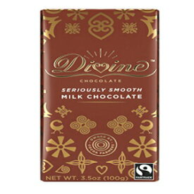 Divine Chocolate Bar、ミルクチョコレート、3.5オンス（10個パック） Divine Chocolate Bar, Milk Chocolate, 3.5 Ounce (Pack of 10)