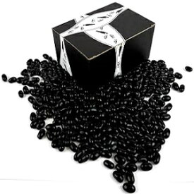 フラストレーションフリーパッケージ、Cuckoo Luckoo Confections のグルメブラックリコリスジェリービーンズ、BlackTie ボックスに入った 1 ポンドバッグ Frustration-Free Packaging, Gourmet Black Licorice Jelly Beans by Cuckoo Luckoo Confections