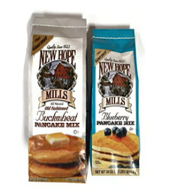 ニュー ホープ ミルズ パンケーキ ミックス バラエティ 2 パック: そば粉 & ブルーベリー [各 1 個] Variety 2-pack New Hope Mills Pancake Mixes: Buckwheat & Blueberry [1 of Each]