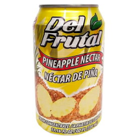 6 個パック、デル フルタル パイナップル ネクター 11.16 オンス - サボール ピナ (6 個パック) Pack of 6, Del Frutal Pineapple Nectar 11.16 oz - Sabor Pina (Pack of 6)