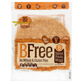 BFree グルテンフリー 小麦不使用 ラップトルティーヤ サツマイモ ビーガン 乳製品不使用 (2個パック) BFree Gluten Free Wheat Free Wrap Tortillas Sweet Potato Vegan Dairy Free (Pack of 2)
