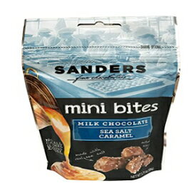 Sanders Fine Chocolates ミルクチョコレートシーソルトキャラメルミニバイト、3.75 オンス Sanders Fine Chocolates Milk Chocolate Sea Salt Caramel Mini Bites, 3.75 oz.
