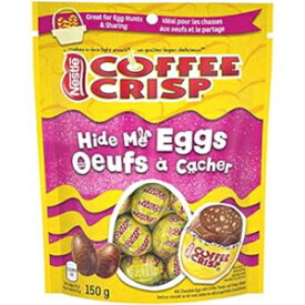 ネスレ コーヒークリスプ イースター ハイドミー チョコレートエッグ 150g/5.3oz. (カナダから輸入) Nestle Coffee Crisp Easter Hide Me Chocolate Eggs 150g/5.3oz. (Imported from Canada)