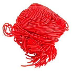 Gustaf's ストロベリー レッド リコリス レース、2 ポンド Gustaf's Strawberry Red Licorice Laces, 2 lbs