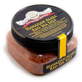 Hawaiian Alaea Red Sea Salt, Sea Salt Infused With Baked Red Alaea Clay From Hawaii - 4 oz Jar