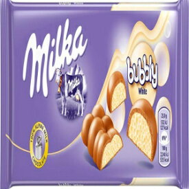 Milka Bubbly White Aerated Chocolate Bar 100g (10-pack)