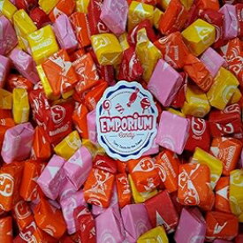 Assorted Taffy - Strawberry Cherry Lemon Orange - 1.5 lbs of Delicious Assorted Bulk Wrapped Fresh Candy