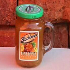 ブラックバーンズ プリザーブ & ゼリー 18 オンス ジャー (ガラス製再利用可能なハンドル付きマグカップ入り) (パイナップル プリザーブ) Blackburns Preserves & Jellys 18oz Jar (Packed in a Glass Reusable Handled Mug) (Pineapple Pr