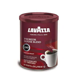 Lavazza プレミアム ハウス ブレンド グラウンド コーヒー、ミディアム ロースト、10 オンス缶 (4 個パック) Lavazza Premium House Blend Ground Coffee, Medium Roast, 10-Ounce Cans (Pack of 4)