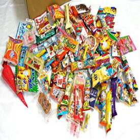 日本のジャンクフードスナック「駄菓子」55種類95パック詰め合わせ Assorted Japanese Junk Food Snack "Dagashi" Boxful of 95 Packs of 55 Types