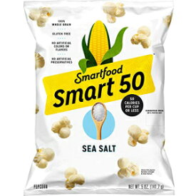 Smart50 ポップコーン、シーソルト、5オンスバッグ Smart50 Popcorn, Sea Salt, 5oz Bag