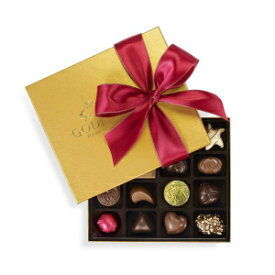 19 Count, Godiva Chocolatier 19 Piece Holiday Gold Ballotin Gift Box, Assorted Gourmet Chocolates