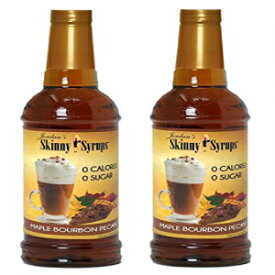 ジョーダン スキニー トラディショナル シュガーフリー シロップ 750ml 2本 (メープル バーボン ピーカン) Jordans Skinny Traditional Sugar Free Syrups 750 ml 2 Bottles (Maple Bourbon Pecan)