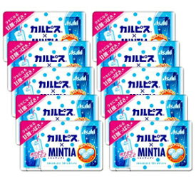 ミンティアカルピス 0.2オンス 10個入 日本製タブレットキャンディ アサヒグループ食品 忍法 Mintia Calpis 0.2oz 10pcs Japanese Tablet Candy Asahi Group Foods Ninjapo